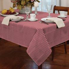 Red Tablecloths Square 54" Gingham Patterned Tablecloth Red