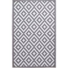 Homescapes Zoe Geometric Grey, White