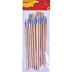 AmTech s4145 12pc flat tip art brush set