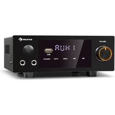 Auna Stereo hifi amplifier bluetooth 2x50w rms usb mp3 karaokeoptical coaxial digital