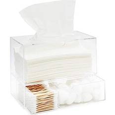 Juvale Acrylic Tissue Dispenser Box in