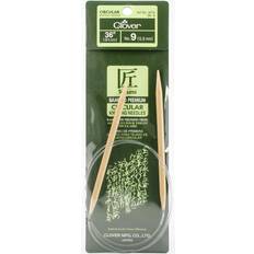 Clover Takumi Bamboo Circular Knitting Needles 36"-Size 9/5.5mm -1636-9