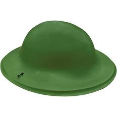 x WW2 Green Plastic Dad's Army Soldier Helmets