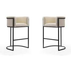 Manhattan Comfort Set of 2 Cosmopolitan Bar Stool