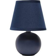 All the Rages 8.66 Traditional Petite Ceramic Orb Base Bedside Table Lamp