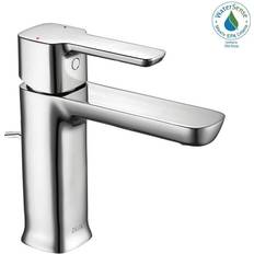 Delta Faucet Modern Single Hole Faucet, Drain Grey