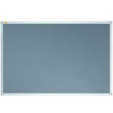 Red Notice Boards Franken 2400 1200, Grey Direct Felt Aluminium 900 RED Notice Board