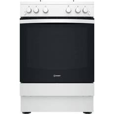 4 Burners - 60cm Gas Cookers Indesit IS67G1PMW 60cm White