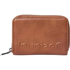 Desigual Small half-logo wallet - BROWN - U