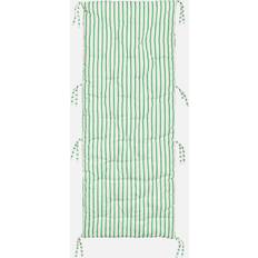 Broste Copenhagen Franca Beach Mat White, Green cm