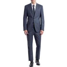 Calvin Klein Blue - Men Suits Calvin Klein Men's Infinite Stretch Solid Slim Fit Suit - Medium Blue Sharkskin