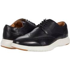 Florsheim Men's Dash Wingtip Oxfords Black D-Width Black 1/2 D-Width