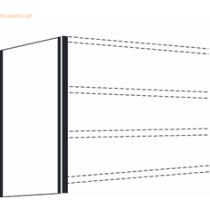 Seiten-Endwand H2600xT600mm