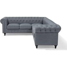 Beliani 5 Seater Furniture Beliani Right Hand Corner Sofa 280cm 6 Seater