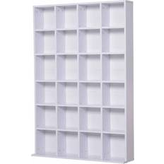 Wood Book Shelves Homcom 480 Book Shelf 130.5cm