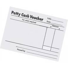 ValueX Petty Cash Pads 80 sheets PK5