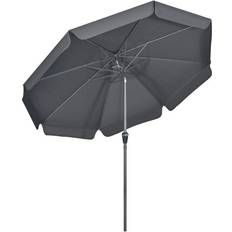 Black Parasols OutSunny 2.7m Patio Parasol Garden Umbrella