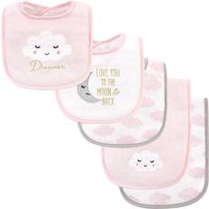 Hudson Baby Unisex Baby Cotton Terry Bib and Burp Cloth Set, Dreamer, One Size