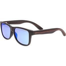 Earth Wood Ebony/Blue-Green Solana Polarized