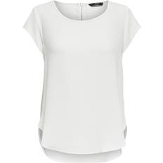 Loose Blouses Only Vic Loose Short Sleeve Top - White/Cloud Dancer