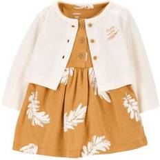 Carter's Baby Girls Sleeveless 2-pc. Dress Set, Months, Yellow Yellow