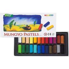 Mungyo Non Toxic Soft Pastel Set of 24 Assorted Colors Square Chalk