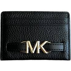 Michael Kors Large Pebbled Leather Card Case - Black