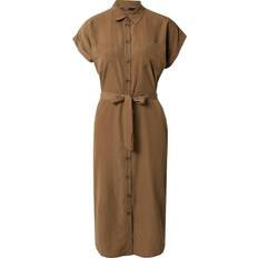 Only Midi Dresses - Women Only Midi Tie Belt Shirt Dress - Brocade