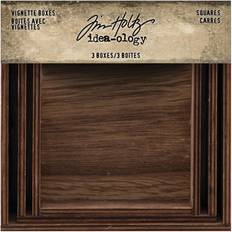 Advantus Idea-Ology Wooden Vignette Boxes 3/Pkg-Squares -TH94242 Wall Decor