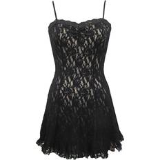 Hanky Panky Signature Lace Cigarette Girl Chemise - Black