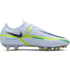 Nike Phantom Football Shoes Nike Phantom GT2 Dynamic Fit Elite FG - Football Grey/Light Marine/Volt/Blackened Blue