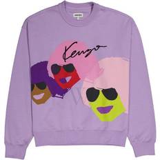 Kenzo Tribute Print Cotton Sweatshirt - Wisteria