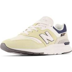 New Balance Women's 997H in Yellow/Jaune/White/blanc Textile, Narrow