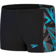 Speedo Boy's Hyper Boom Panel Aquashorts - Black/Blue