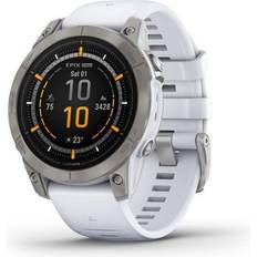 Garmin NFC Smartwatches Garmin Epix Pro (Gen 2) 47mm Sapphire Edition with Silicone Band