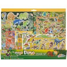 Grafix Sticker, Mega Sticker Set Dinosaurier, 500tlg