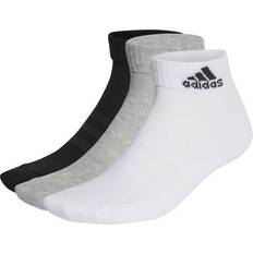 Adidas Men - Multicoloured Clothing adidas Cushioned Sportswear Ankle Socks 3-pack - Medium Grey Heather/White/Black