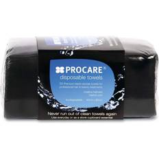 Procare professional biodegradable premium disposable towels black