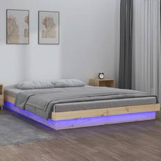 vidaXL brown, Solid Wood Bed Frame Bedstead
