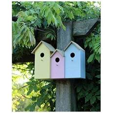 Garden Mile Natures BFNEST2 3 1 Various Sized Wood Bird House Nesting