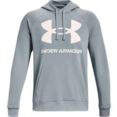 Under Armour Men's Rival Fleece Big Logo Hoodie - Harbor Blue/Onyx White