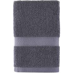 Tommy Hilfiger Modern American Solid Hand 574 Bath Towel Gray, Purple