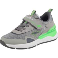 KangaROOS Unisex Kinder Kd-gym Ev Sneaker, Grau Grün