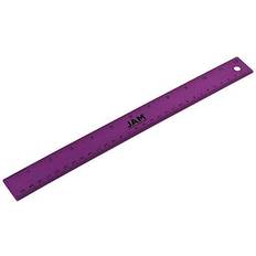 Jam Paper Metallic Stainless Steel Ruler