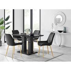 Gold Dining Tables Imperia 4-Person Dining Table 2pcs