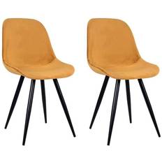 LABEL51 Ochre Capri Kitchen Chair 2pcs