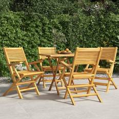 vidaXL Folding Garden Chairs 4