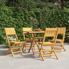 vidaXL Folding Garden Chairs 4