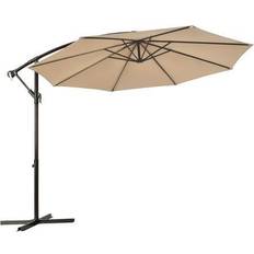 Costway 10 Hanging Umbrella Patio Sun Shade Offset W/t Cross Base