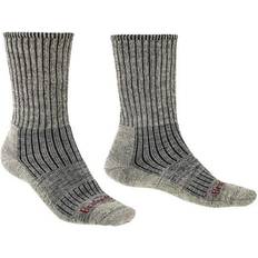 Bridgedale Men Socks Bridgedale Men's Midweight Merino Comfort Boot Socks - Stone Grey